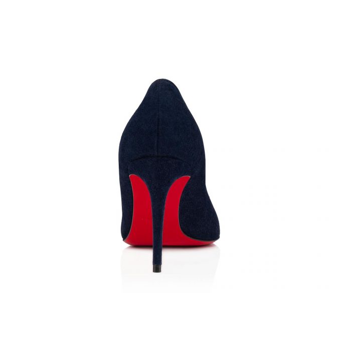 Zapatos De Salon Christian Louboutin Corneille 085 85 Nocturne Veau Velours Pumps Mujer Negros | MX-76726