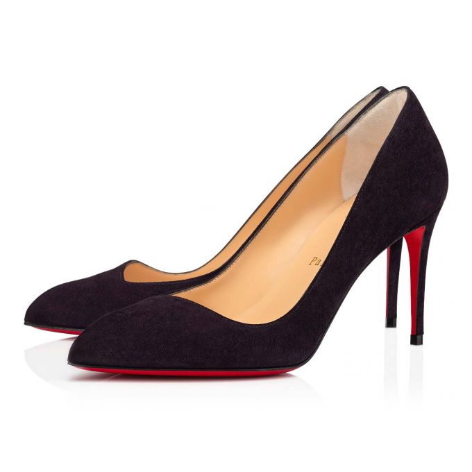 Zapatos De Salon Christian Louboutin Corneille 085 85 Veau Velours Pumps Mujer Azules | MX-80512