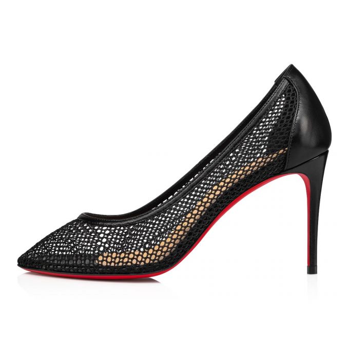 Zapatos De Salon Christian Louboutin Filomena 85 Encaje Pumps Mujer Negros | MX-74080