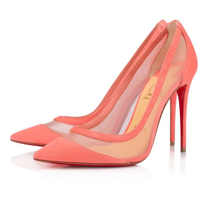 Zapatos De Salon Christian Louboutin Galativi 100 Fabric Pumps Mujer Rosas | MX-27975