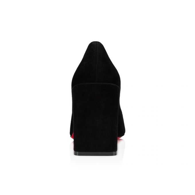 Zapatos De Salon Christian Louboutin Gennana 85 Veau Velours Pumps Mujer Negros | MX-48237