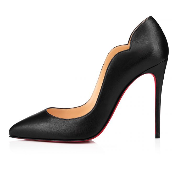 Zapatos De Salon Christian Louboutin Hot Chick 100 Nappa Pumps Mujer Negros | MX-38932