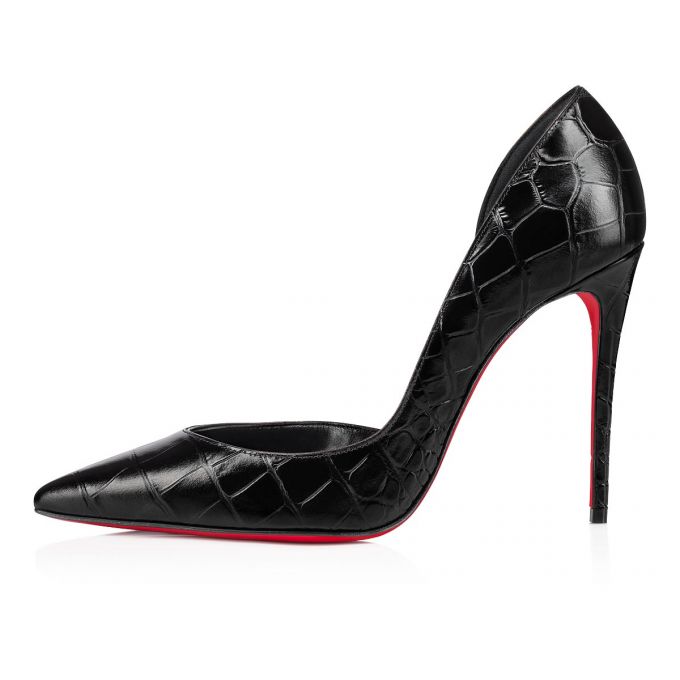 Zapatos De Salon Christian Louboutin Iriza 100 Calf Pumps Mujer Negros | MX-01640