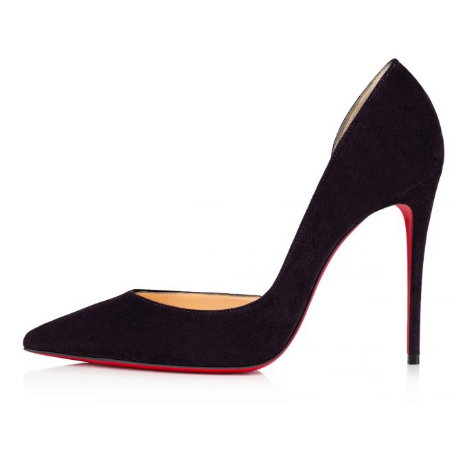 Zapatos De Salon Christian Louboutin Iriza 100 100 Veau Velours Pumps Mujer Azules | MX-18677