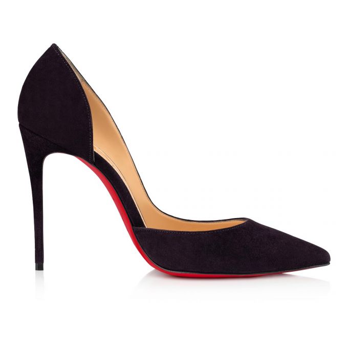 Zapatos De Salon Christian Louboutin Iriza 100 100 Veau Velours Pumps Mujer Azules | MX-18677