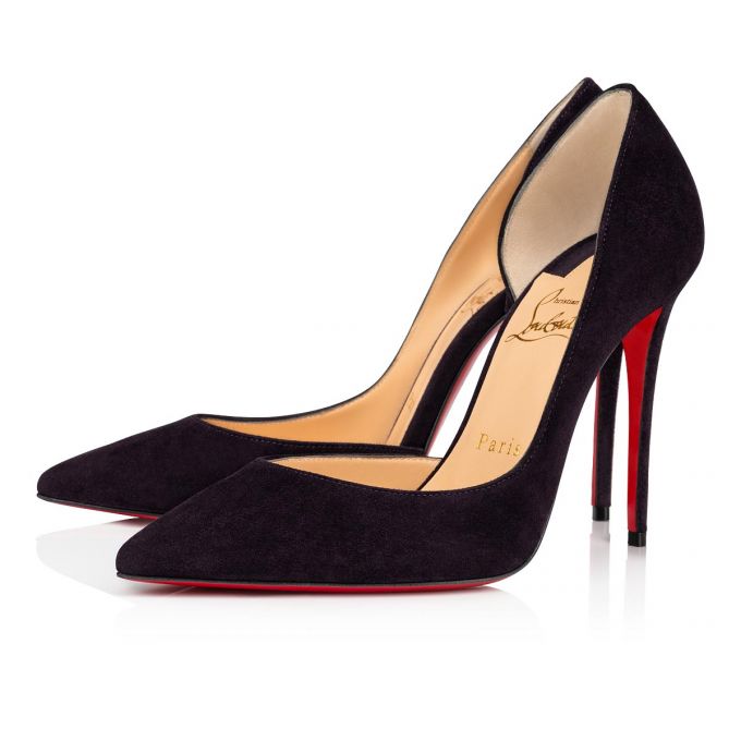 Zapatos De Salon Christian Louboutin Iriza 100 100 Veau Velours Pumps Mujer Azules | MX-18677