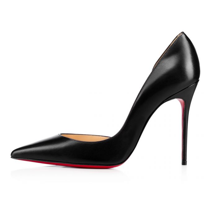 Zapatos De Salon Christian Louboutin Iriza 100 100 Lambskin Pumps Mujer Negros | MX-27509