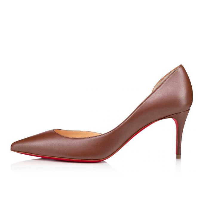 Zapatos De Salon Christian Louboutin Iriza 70 Nappa Pumps Mujer Marrom | MX-39780