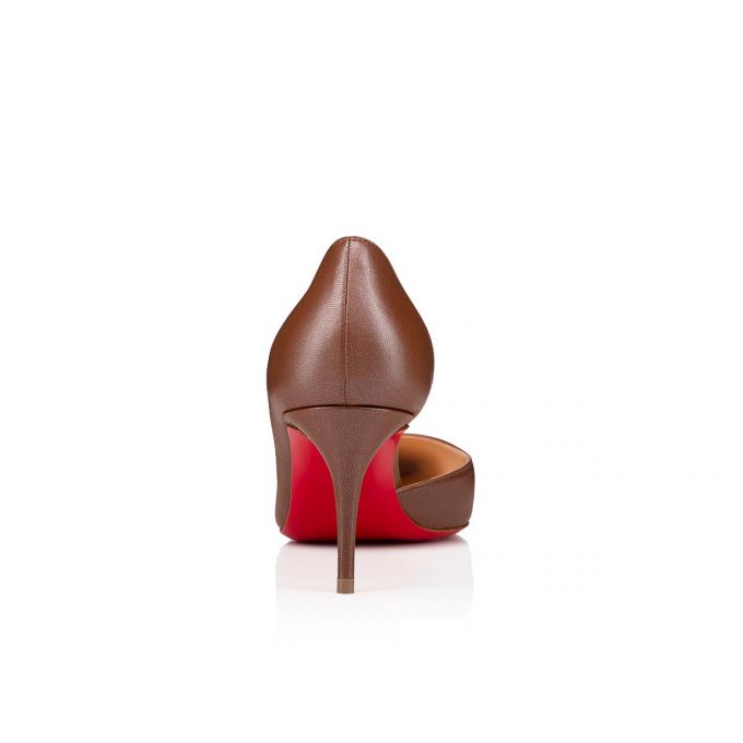 Zapatos De Salon Christian Louboutin Iriza 70 Nappa Pumps Mujer Marrom | MX-39780