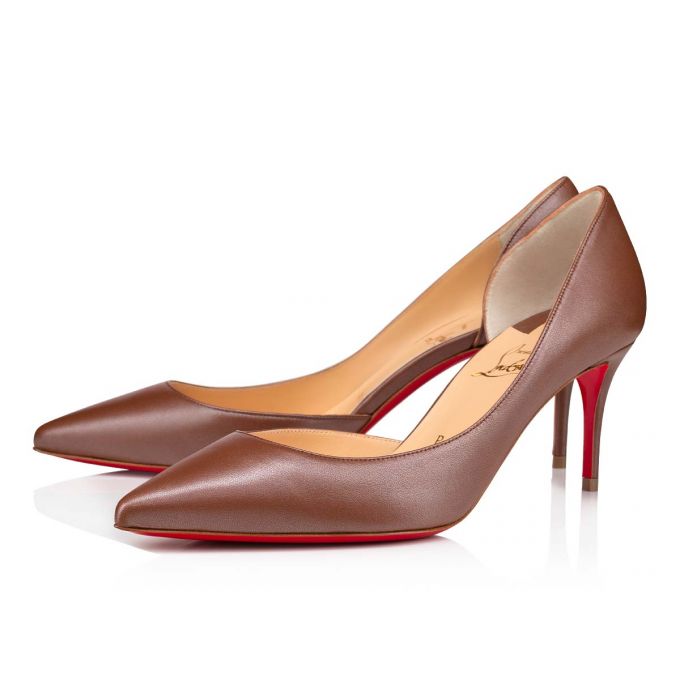 Zapatos De Salon Christian Louboutin Iriza 70 Nappa Pumps Mujer Marrom | MX-39780