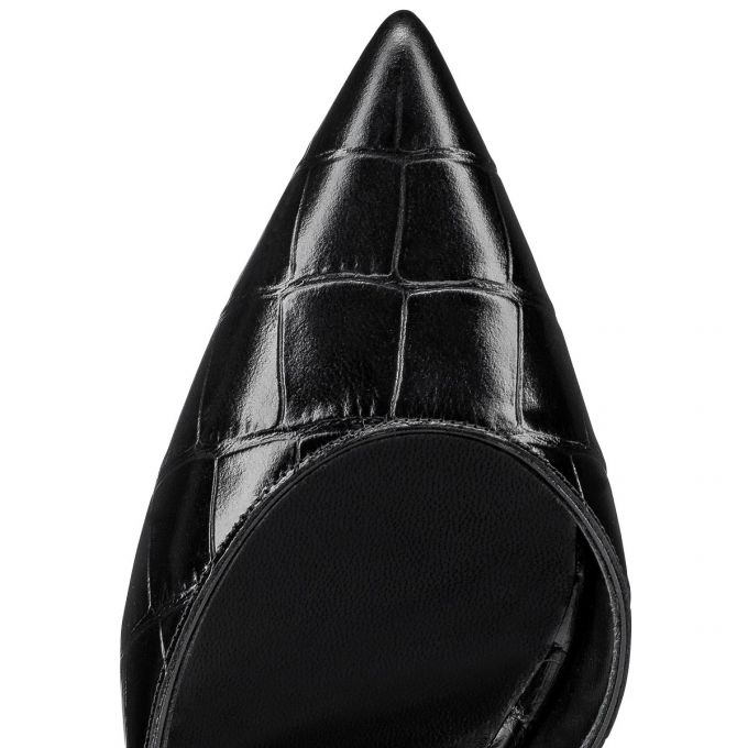 Zapatos De Salon Christian Louboutin Iriza 70 Calf Pumps Mujer Negros | MX-46128