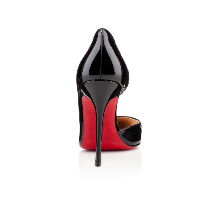 Zapatos De Salon Christian Louboutin Iriza 100 100 Charol Pumps Mujer Negros | MX-48304