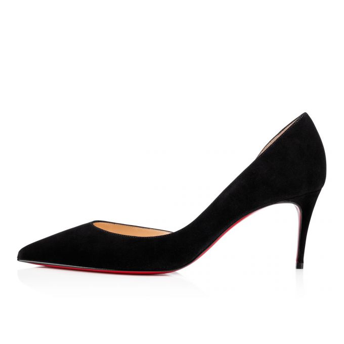 Zapatos De Salon Christian Louboutin Iriza 070 70 Veau Velours Pumps Mujer Negros | MX-62678