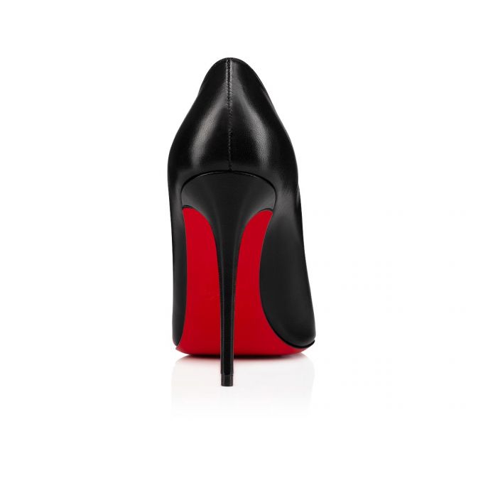 Zapatos De Salon Christian Louboutin Kate 100 Pumps Mujer Negros Rojos | MX-00010