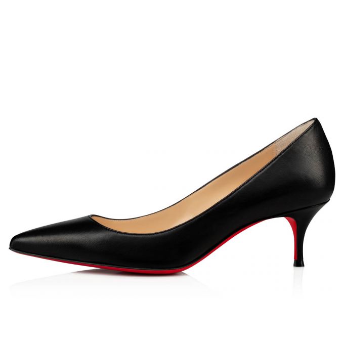 Zapatos De Salon Christian Louboutin Kate 055 55 Nappa Pumps Mujer Negros | MX-22224