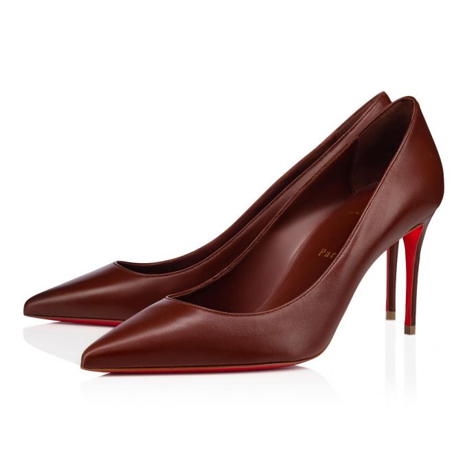 Zapatos De Salon Christian Louboutin Kate 85 8/Lin 8 Nappa Pumps Mujer Marrom | MX-28525