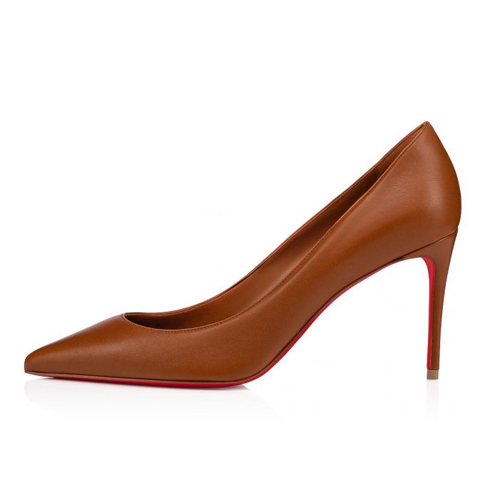 Zapatos De Salon Christian Louboutin Kate 85 5/Lin 5 Nappa Pumps Mujer Marrom | MX-28611