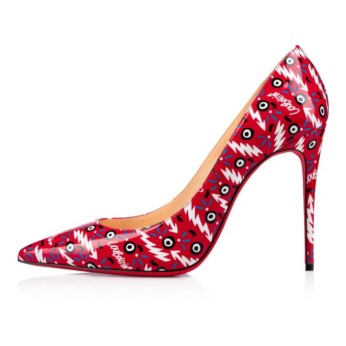 Zapatos De Salon Christian Louboutin Kate 100 Charol Pumps Mujer Rojos | MX-32652