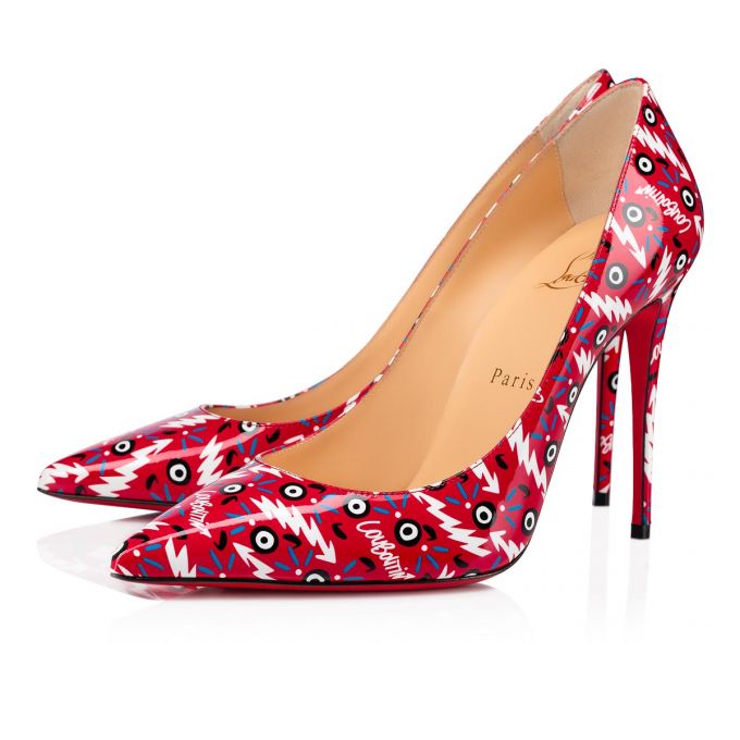 Zapatos De Salon Christian Louboutin Kate 100 Charol Pumps Mujer Rojos | MX-32652