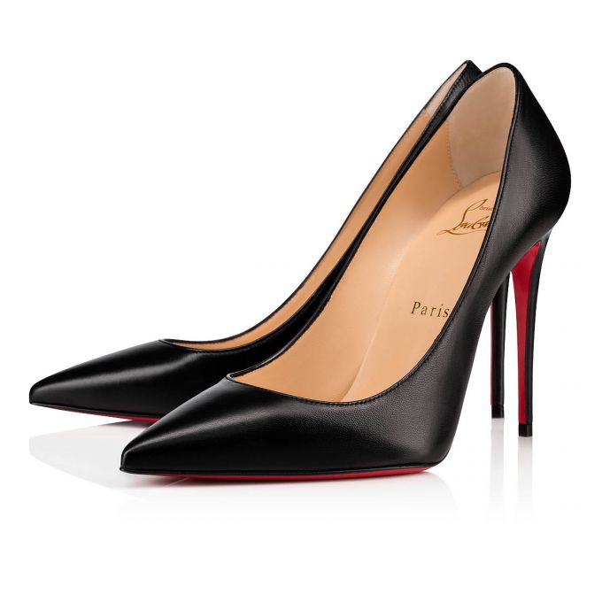 Zapatos De Salon Christian Louboutin Kate 100 100 Nappa Pumps Mujer Negros | MX-41906