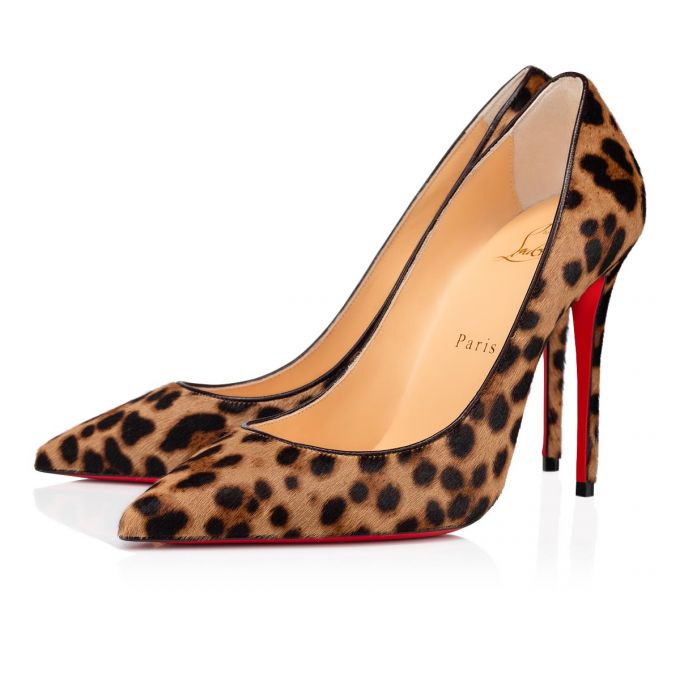 Zapatos De Salon Christian Louboutin Kate 100 Exotic Cuero Pumps Mujer Marrom | MX-49163