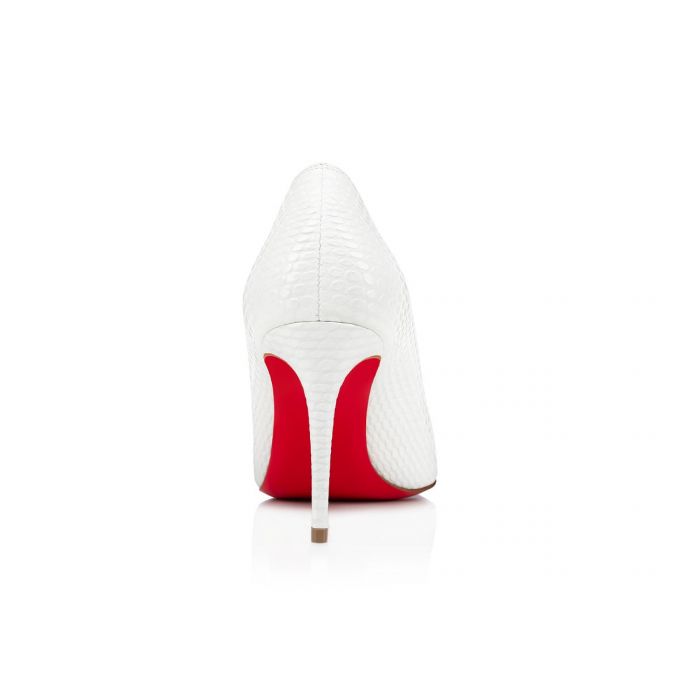 Zapatos De Salon Christian Louboutin Kate 85 Calf Pumps Mujer Blancos | MX-50354