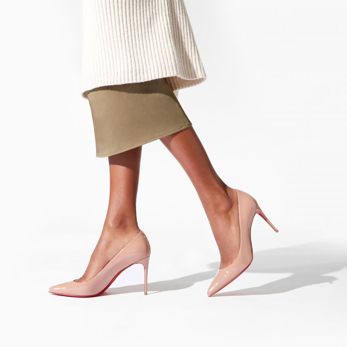 Zapatos De Salon Christian Louboutin Kate 085 85 Charol Pumps Mujer Beige | MX-62752