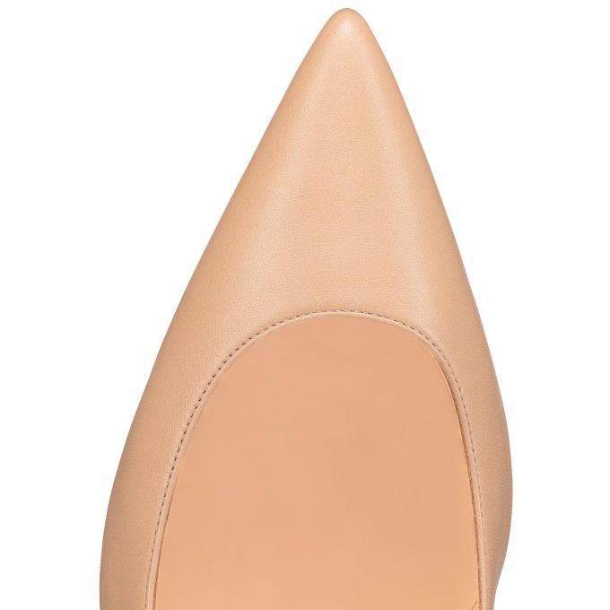 Zapatos De Salon Christian Louboutin Kate 85 1/Lin 1 Nappa Pumps Mujer Beige | MX-91194