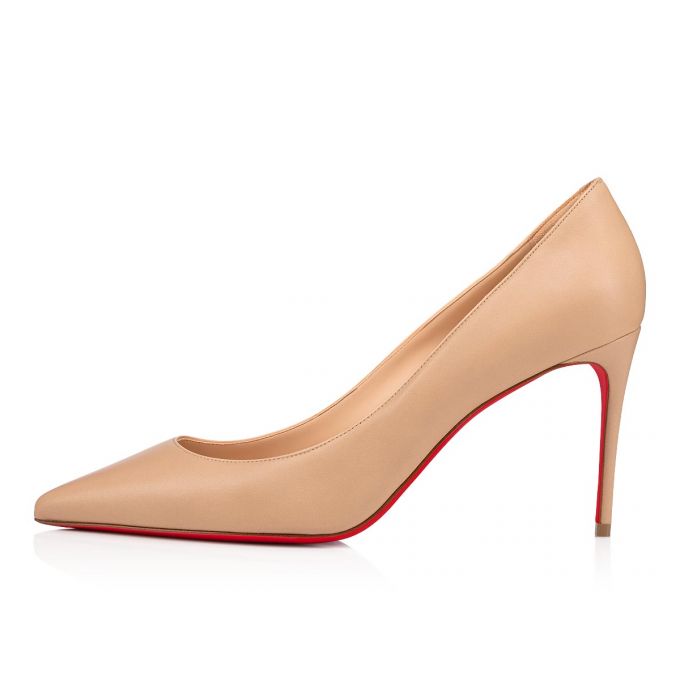 Zapatos De Salon Christian Louboutin Kate 85 1/Lin 1 Nappa Pumps Mujer Beige | MX-91194