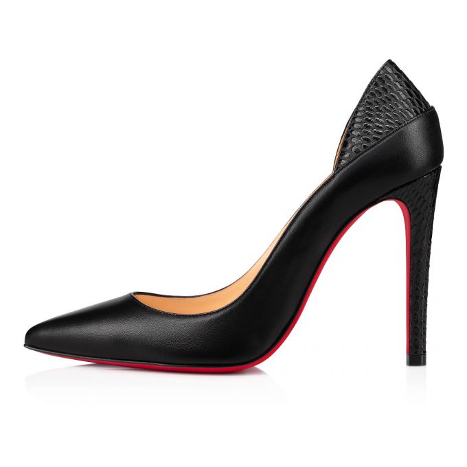 Zapatos De Salon Christian Louboutin Maastricht 100 Nappa Pumps Mujer Negros | MX-68904