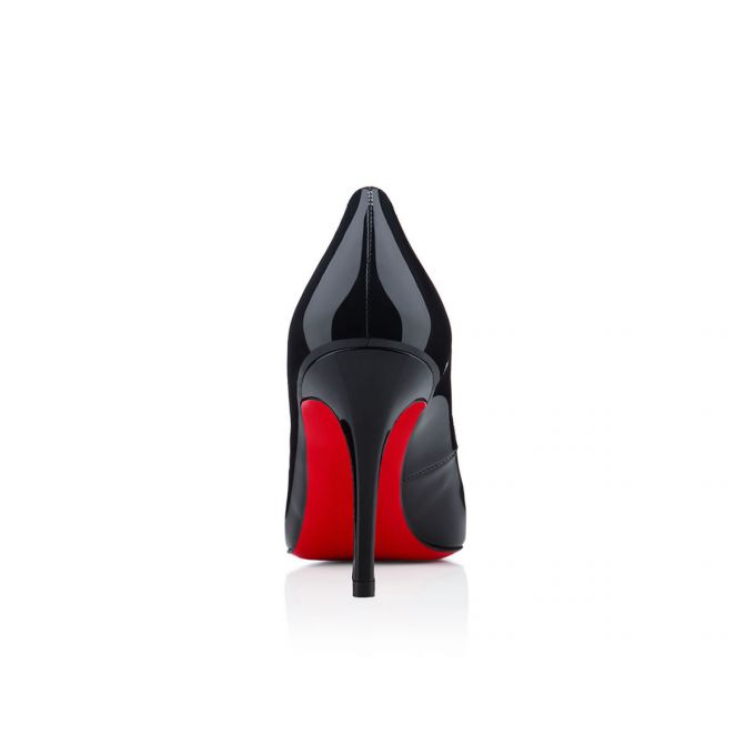 Zapatos De Salon Christian Louboutin Pigalle 085 85 Charol Pumps Mujer Negros | MX-47815