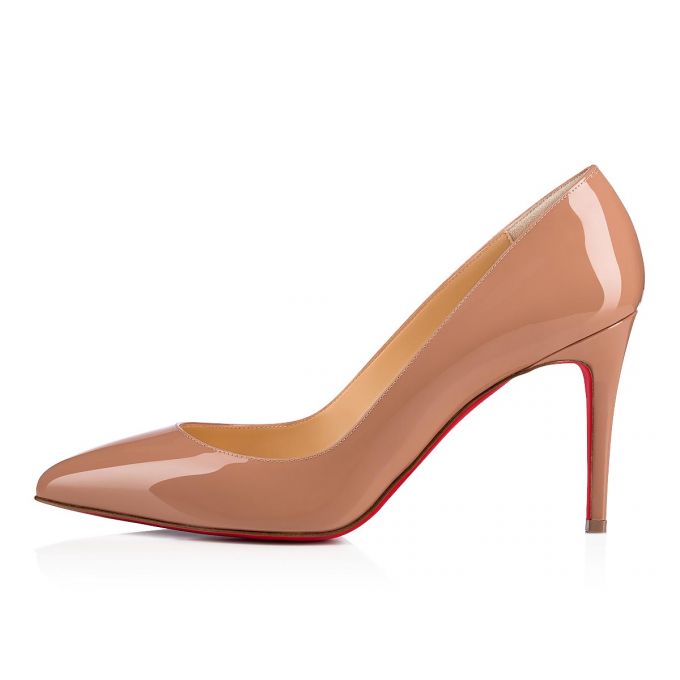 Zapatos De Salon Christian Louboutin Pigalle 085 85 6248 Charol Pumps Mujer Beige | MX-91952