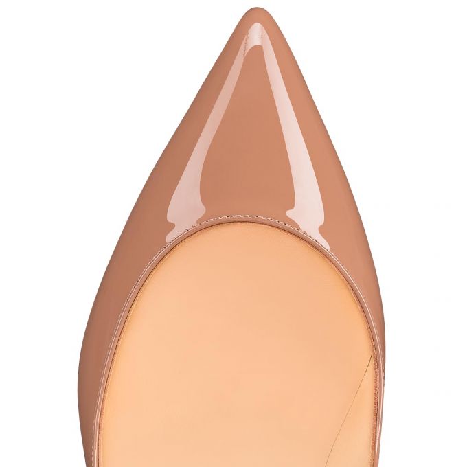 Zapatos De Salon Christian Louboutin Pigalle 085 85 6248 Charol Pumps Mujer Beige | MX-91952