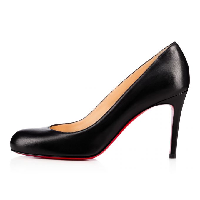 Zapatos De Salon Christian Louboutin Simple Pump 085 85 Nappa Pumps Mujer Negros | MX-74965