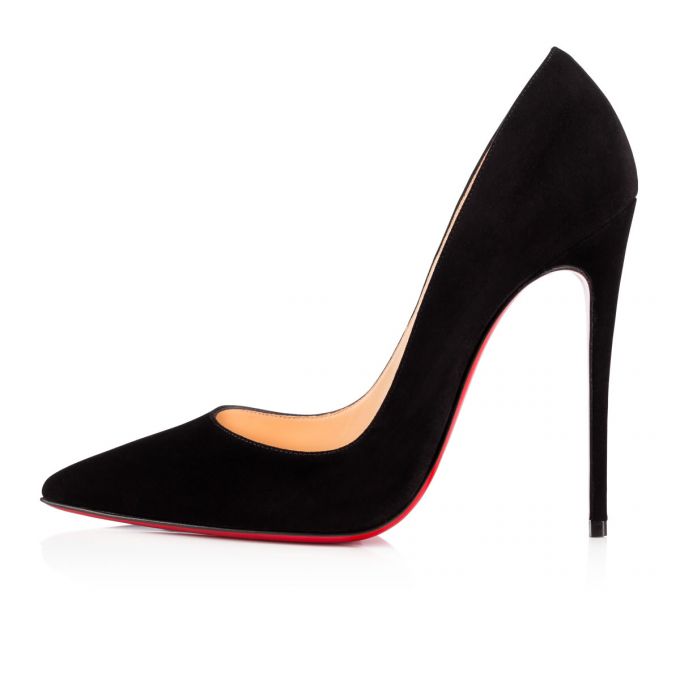 Zapatos De Salon Christian Louboutin So Kate 120 120 Veau Velours Pumps Mujer Negros | MX-65778