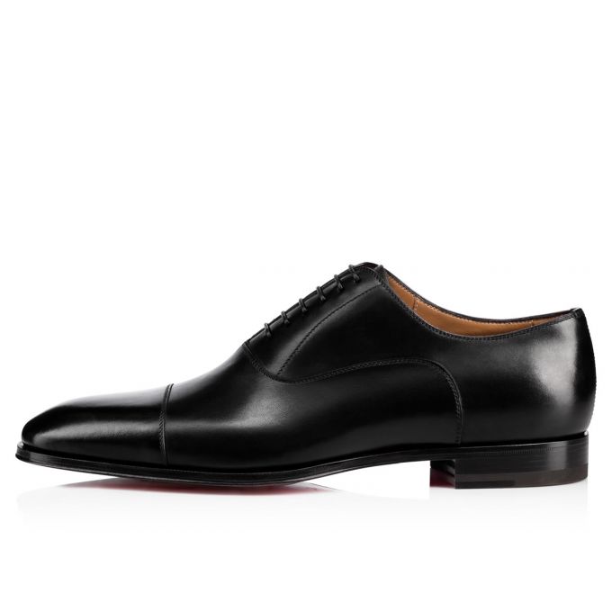 Zapatos Oxford Christian Louboutin Cousin Greg 000 Calf Oxford Hombre Negros | MX-26068