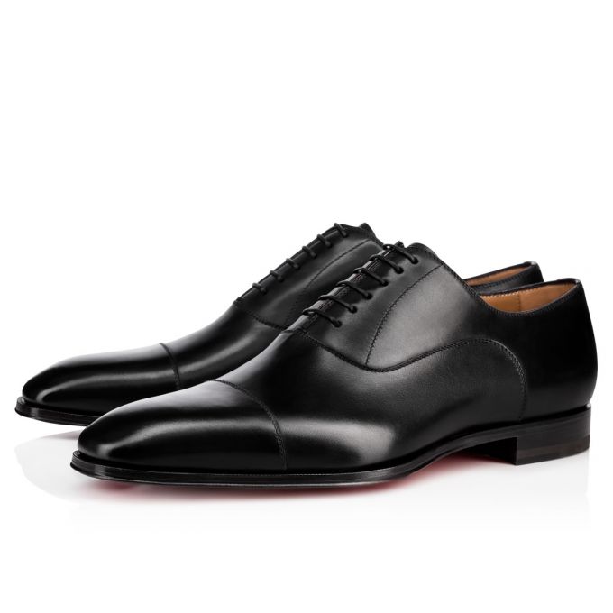 Zapatos Oxford Christian Louboutin Cousin Greg 000 Calf Oxford Hombre Negros | MX-26068