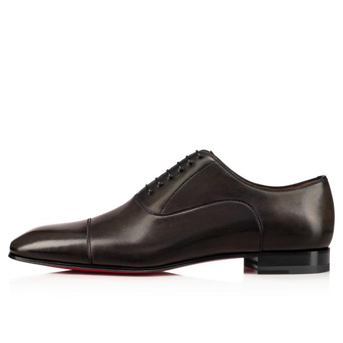 Zapatos Oxford Christian Louboutin Greggo 000 Alpino Calf Oxford Hombre Chocolate | MX-08888