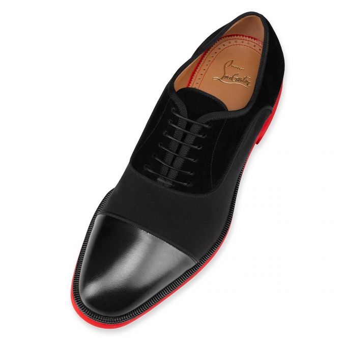 Zapatos Oxford Christian Louboutin Greggo Rxl Calf Oxford Hombre Negros | MX-16732