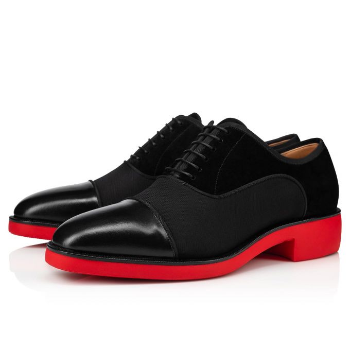 Zapatos Oxford Christian Louboutin Greggo Rxl Calf Oxford Hombre Negros | MX-16732