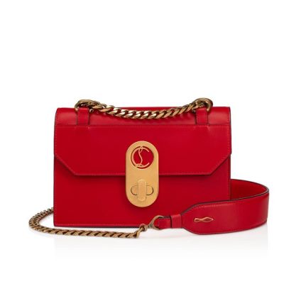 Belt Bags & Mini Bags Christian Louboutin Elisa Mini Classic Cuero Mini Bags Mujer Rojos | MX-66354