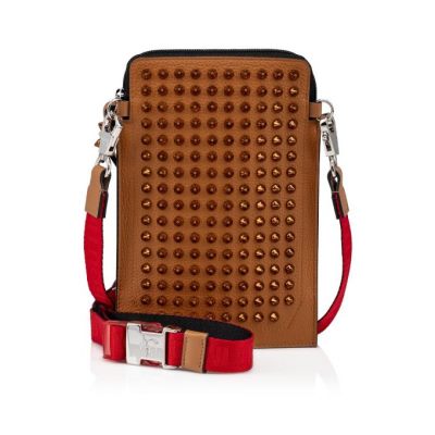 Bolsa De Mensajero Christian Louboutin Loubilab Classic Cuero Messenger Bags Hombre Marrom | MX-85893