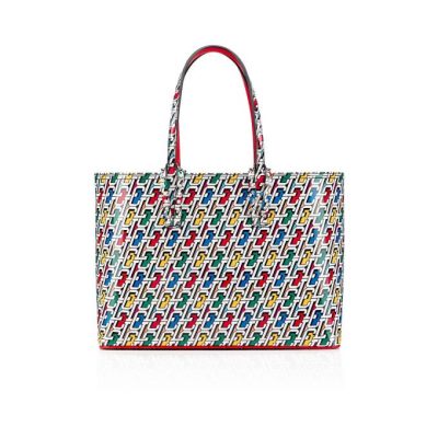 Bolso Tote Christian Louboutin Cabata Small Creative Cuero Tote Bags Mujer Multicolor | MX-19382