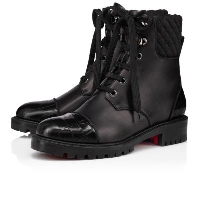 Botas Christian Louboutin Mayr Boot Calf Boots Mujer Negros | MX-14688