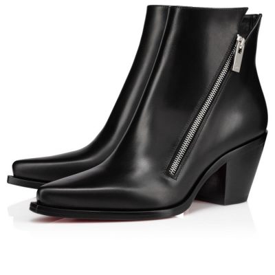 Botas Christian Louboutin Santiazip 65 Calf Boots Mujer Negros | MX-02164