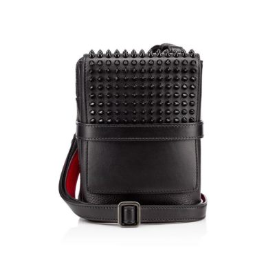 Cross Body Bags Christian Louboutin Benech Reporter Classic Cuero Cross Body Bags Mujer Negros | MX-48929