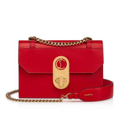 Cross Body Bags Christian Louboutin Elisa Small Classic Cuero Cross Body Bags Mujer Rojos | MX-26215