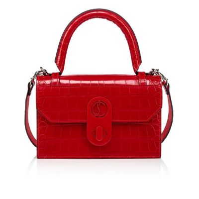 Cross Body Bags Christian Louboutin Elisa Top Handle S Creative Cuero Cross Body Bags Mujer Rojos | MX-36791