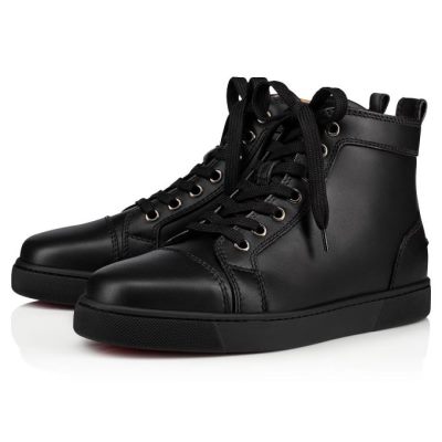 Tenis Christian Louboutin Louis 000 Calf Sneakers Mujer Negros | MX-04043