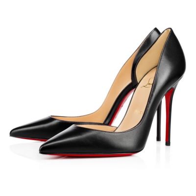 Zapatos De Salon Christian Louboutin Iriza 100 100 Lambskin Pumps Mujer Negros | MX-27509